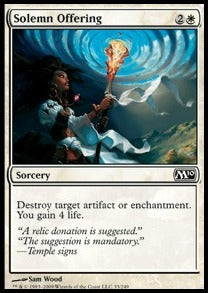 Solemn Offering⁣ - Magic 2010⁣ (Common)⁣ [33]