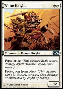 White Knight⁣ - Magic 2010⁣ (Uncommon)⁣ [41]