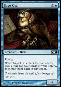 Sage Owl⁣ - Magic 2010⁣ (Common)⁣ [69]