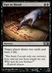 Sign in Blood⁣ - Magic 2010⁣ (Common)⁣ [112]