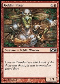 Goblin Piker⁣ - Magic 2010⁣ (Common)⁣ [140]