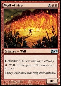 Wall of Fire⁣ - Magic 2010⁣ (Uncommon)⁣ [162]
