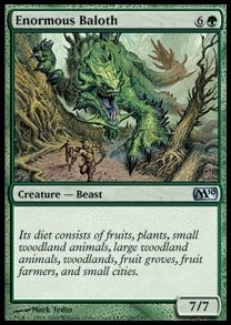 Enormous Baloth⁣ - Magic 2010⁣ (Uncommon)⁣ [180]