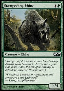 Stampeding Rhino⁣ - Magic 2010⁣ (Common)⁣ [204]