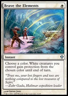 Brave the Elements⁣ - Zendikar⁣ (Uncommon)⁣ [4]