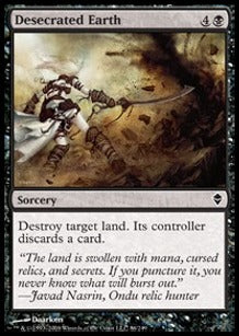 Desecrated Earth⁣ - Zendikar⁣ (Common)⁣ [86]