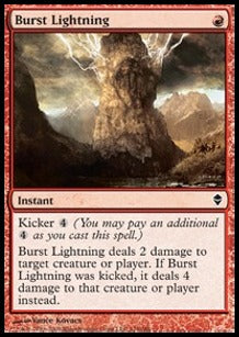 Burst Lightning⁣ - Zendikar⁣ (Common)⁣ [119]