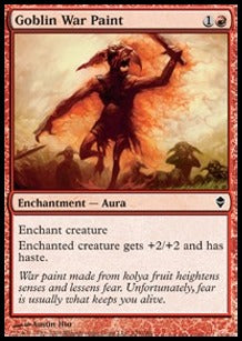 Goblin War Paint⁣ - Zendikar⁣ (Common)⁣ [129]