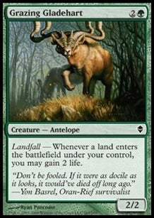 Grazing Gladehart⁣ - Zendikar⁣ (Common)⁣ [163]