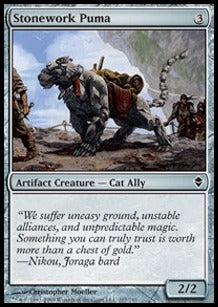 Stonework Puma⁣ - Zendikar⁣ (Common)⁣ [207]