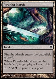 Piranha Marsh⁣ - Zendikar⁣ (Common)⁣ [222]