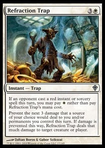 Refraction Trap⁣ - Worldwake⁣ (Uncommon)⁣ [17]