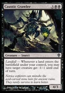 Caustic Crawler⁣ - Worldwake⁣ (Uncommon)⁣ [54]
