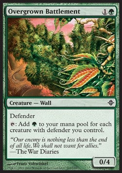 Overgrown Battlement⁣ - Rise of the Eldrazi⁣ (Common)⁣ [203]