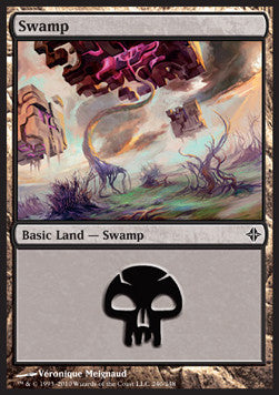 Swamp (V.4)⁣ - Rise of the Eldrazi⁣ (Land)⁣ [240]
