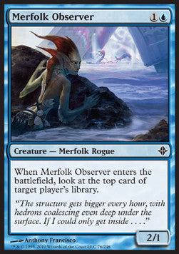 Merfolk Observer⁣ - Rise of the Eldrazi⁣ (Common)⁣ [76]