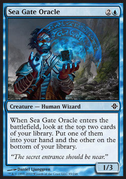 Sea Gate Oracle⁣ - Rise of the Eldrazi⁣ (Common)⁣ [85]