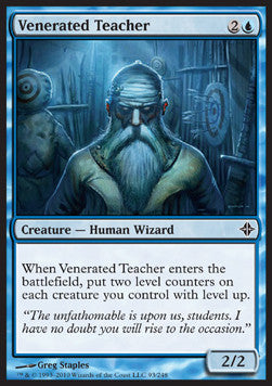 Venerated Teacher⁣ - Rise of the Eldrazi⁣ (Common)⁣ [93]
