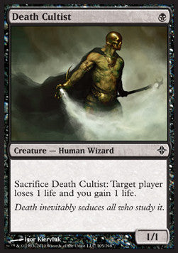 Death Cultist⁣ - Rise of the Eldrazi⁣ (Common)⁣ [105]