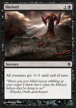 Shrivel⁣ - Rise of the Eldrazi⁣ (Common)⁣ [126]