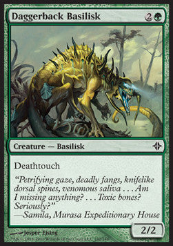 Daggerback Basilisk⁣ - Rise of the Eldrazi⁣ (Common)⁣ [182]