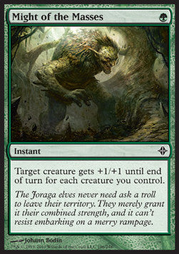 Might of the Masses⁣ - Rise of the Eldrazi⁣ (Common)⁣ [196]