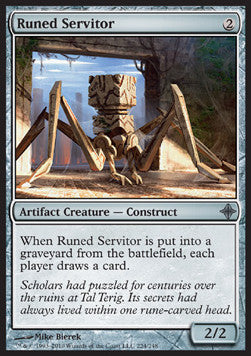 Runed Servitor⁣ - Rise of the Eldrazi⁣ (Uncommon)⁣ [224]