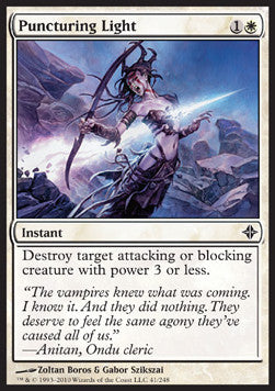 Puncturing Light⁣ - Rise of the Eldrazi⁣ (Common)⁣ [41]