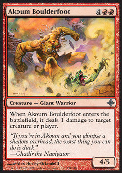 Akoum Boulderfoot⁣ - Rise of the Eldrazi⁣ (Uncommon)⁣ [134]
