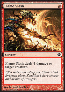 Flame Slash⁣ - Rise of the Eldrazi⁣ (Common)⁣ [145]