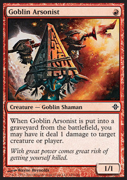 Goblin Arsonist⁣ - Rise of the Eldrazi⁣ (Common)⁣ [147]