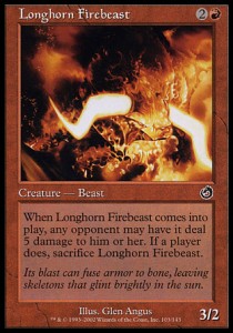 Longhorn Firebeast⁣ - Torment⁣ (Common)⁣ [103]