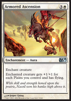 Armored Ascension⁣ - Magic 2011⁣ (Uncommon)⁣ [5]