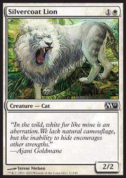 Silvercoat Lion⁣ - Magic 2011⁣ (Common)⁣ [31]
