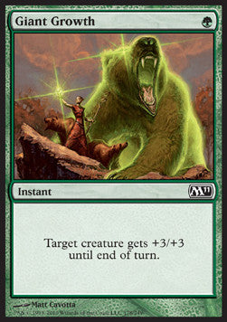 Giant Growth⁣ - Magic 2011⁣ (Common)⁣ [178]