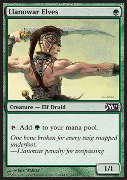 Llanowar Elves⁣ - Magic 2011⁣ (Common)⁣ [184]
