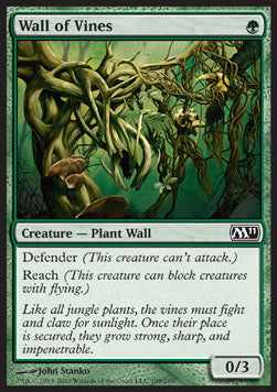 Wall of Vines⁣ - Magic 2011⁣ (Common)⁣ [199]