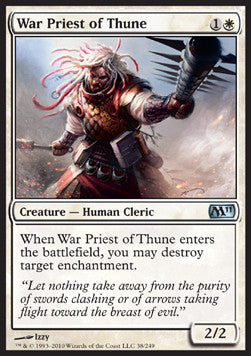 War Priest of Thune⁣ - Magic 2011⁣ (Uncommon)⁣ [38]