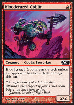Bloodcrazed Goblin⁣ - Magic 2011⁣ (Common)⁣ [125]