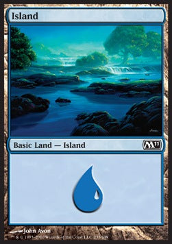 Island (V.2)⁣ - Magic 2011⁣ (Land)⁣ [235]