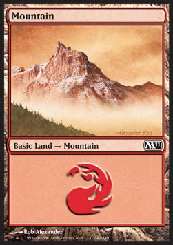 Mountain (V.1)⁣ - Magic 2011⁣ (Land)⁣ [242]