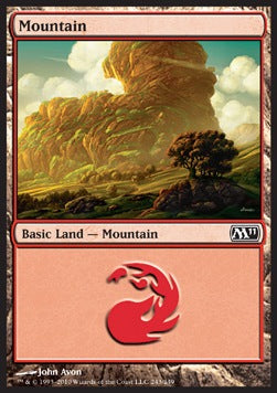 Mountain (V.2)⁣ - Magic 2011⁣ (Land)⁣ [243]