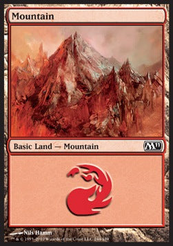 Mountain (V.3)⁣ - Magic 2011⁣ (Land)⁣ [244]