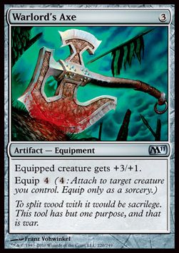 Warlord's Axe⁣ - Magic 2011⁣ (Uncommon)⁣ [220]