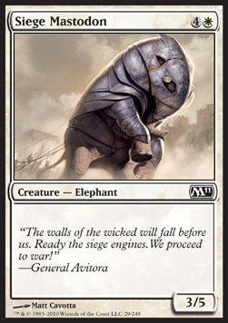 Siege Mastodon⁣ - Magic 2011⁣ (Common)⁣ [29]