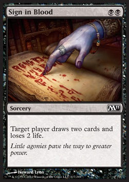 Sign in Blood⁣ - Magic 2011⁣ (Common)⁣ [117]