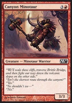 Canyon Minotaur⁣ - Magic 2011⁣ (Common)⁣ [126]