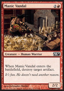 Manic Vandal⁣ - Magic 2011⁣ (Common)⁣ [151]