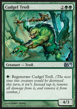 Cudgel Troll⁣ - Magic 2011⁣ (Uncommon)⁣ [167]