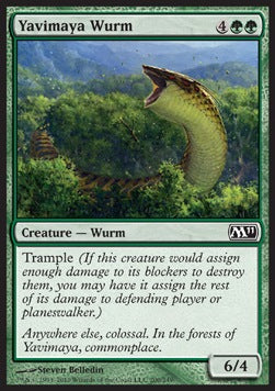 Yavimaya Wurm⁣ - Magic 2011⁣ (Common)⁣ [200]